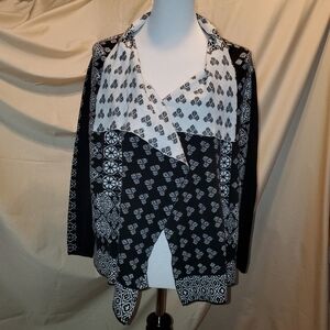Lucky Brand Boho Waterfall Jacket SZ S